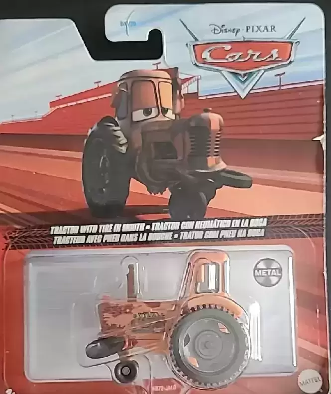 Cars 1 - Tracteur avec pneu dans la bouche