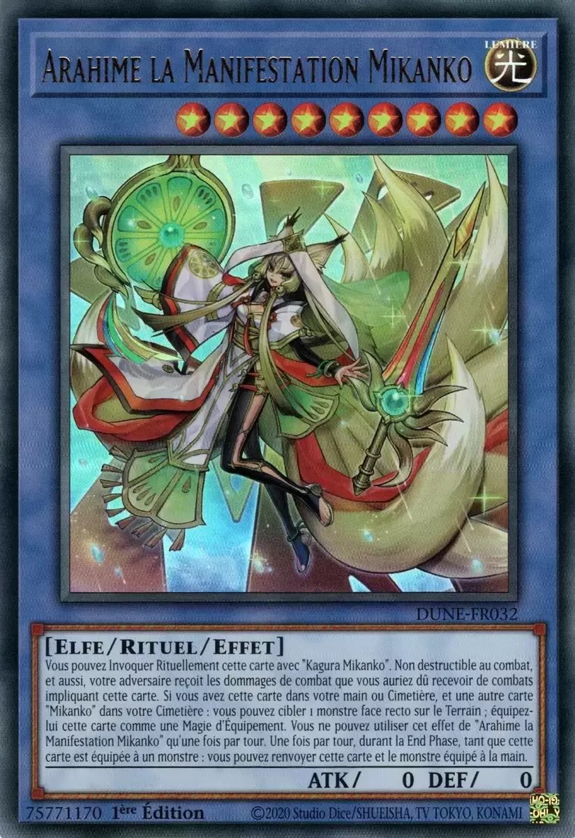 Nexus du Duelliste DUNE - Arahime la Manifestation Mikanko