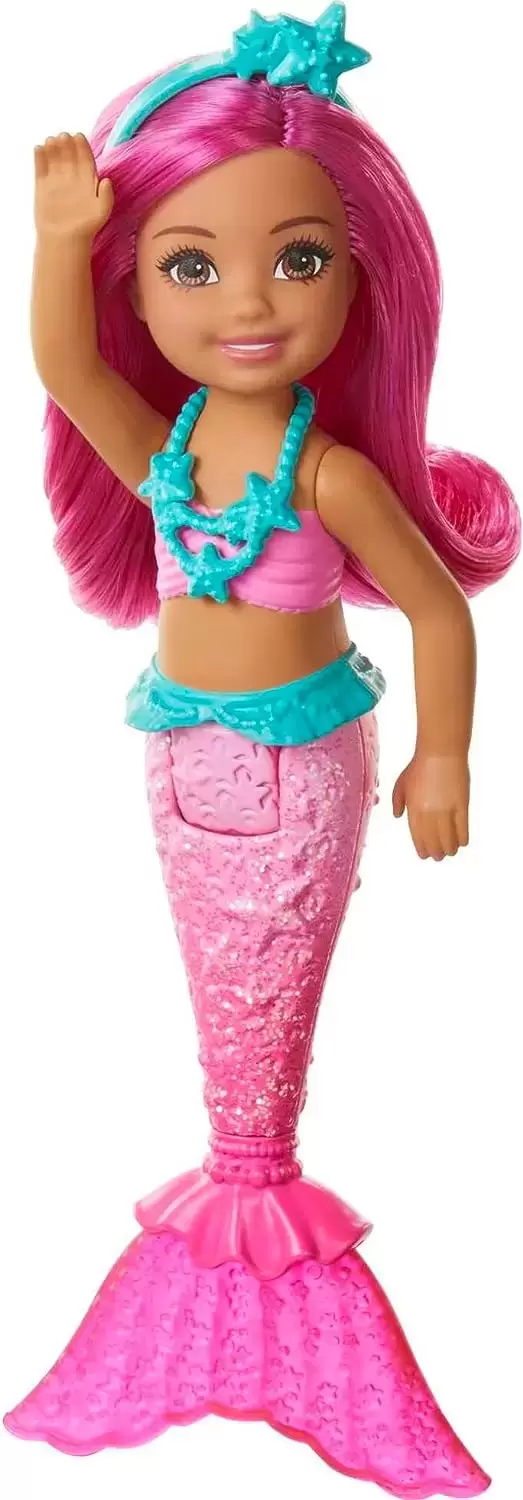 Barbie Mermaid Dreamtopia (2020) - Chelsea Mermaid Doll (with Pink Hair)