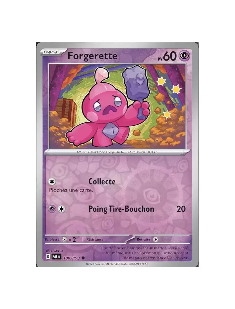 Evolutions à Paldea - PALFR - Forgerette Reverse