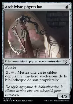 L\'invasion des machines - Archiviste phyrexian