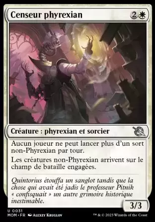 L\'invasion des machines - Censeur phyrexian