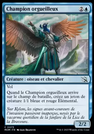 L\'invasion des machines - Champion orgueilleux