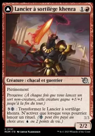 L\'invasion des machines - Lancier à sortilège khenra
