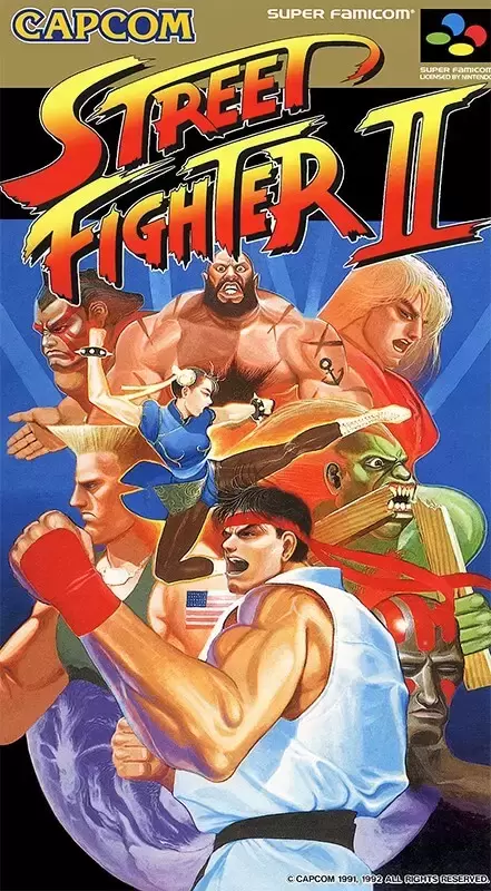 Super Famicom Games - Street Fighter II (JAP)