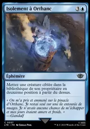 Le Seigneur des Anneaux : Chroniques de la Terre du Milieu - Isolement à Orthanc Foil