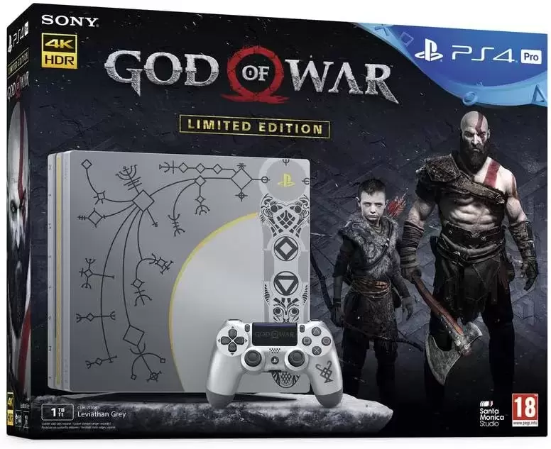 Matériel PS4 - PlayStation 4 Pro God of War Limited Edition