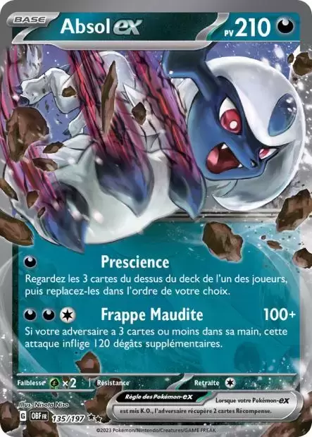 Flammes Obsidiennes - OBFFR - Absol EX
