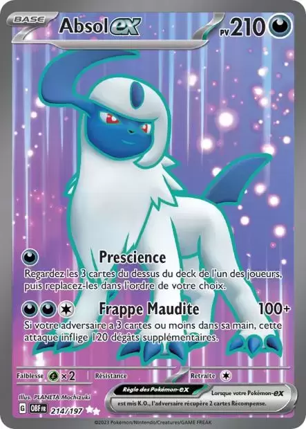 Flammes Obsidiennes - OBFFR - Absol EX