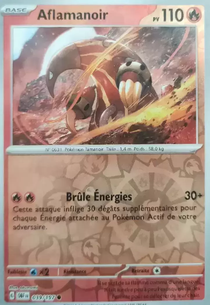 Flammes Obsidiennes - OBFFR - Aflamanoir Reverse