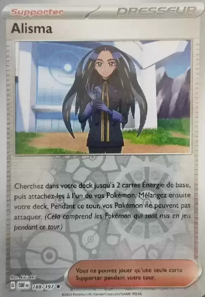 Flammes Obsidiennes - OBFFR - Alisma Reverse