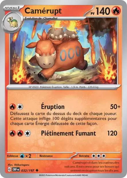 Flammes Obsidiennes - OBFFR - Camérupt
