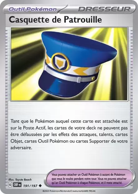 Flammes Obsidiennes - OBFFR - Casquette de Patrouille