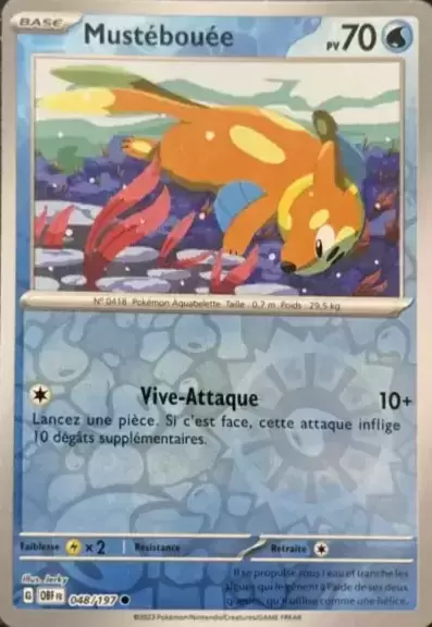 Flammes Obsidiennes - OBFFR - Mustébouée Reverse