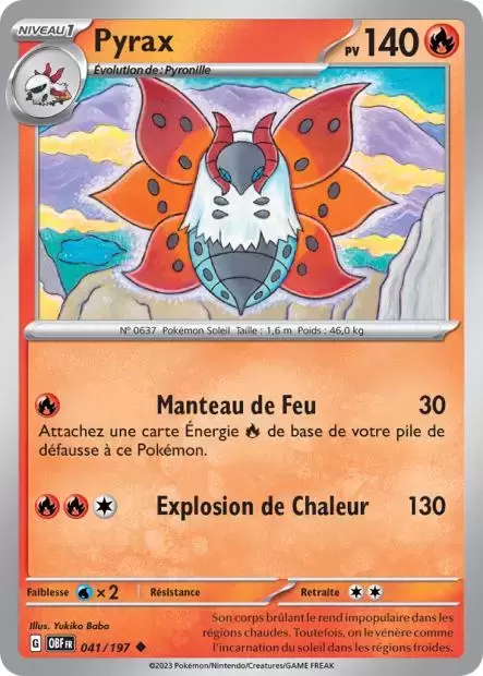 Flammes Obsidiennes - OBFFR - Pyrax