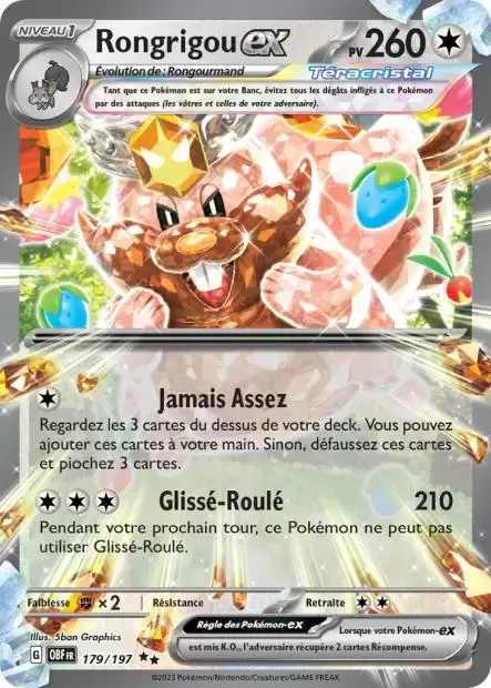 Flammes Obsidiennes - OBFFR - Rongrigou EX