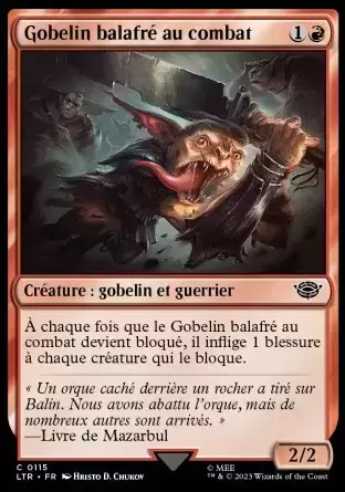 Le Seigneur des Anneaux : Chroniques de la Terre du Milieu - Gobelin balafré au combat Foil