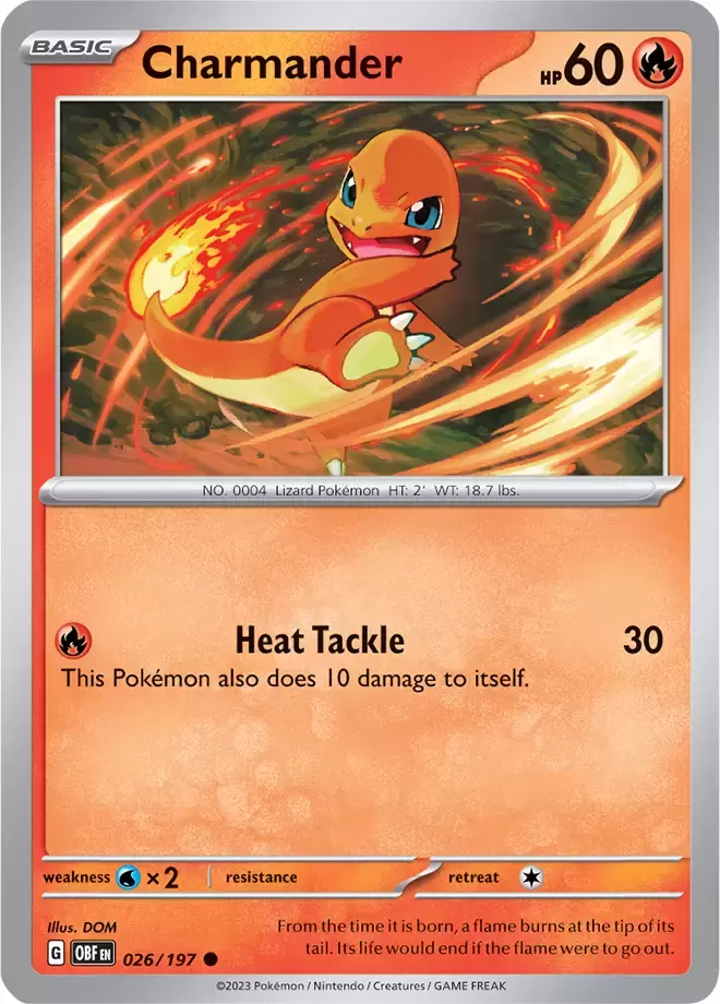 Obsidian Flames - OBF (OBFEN) - Charmander