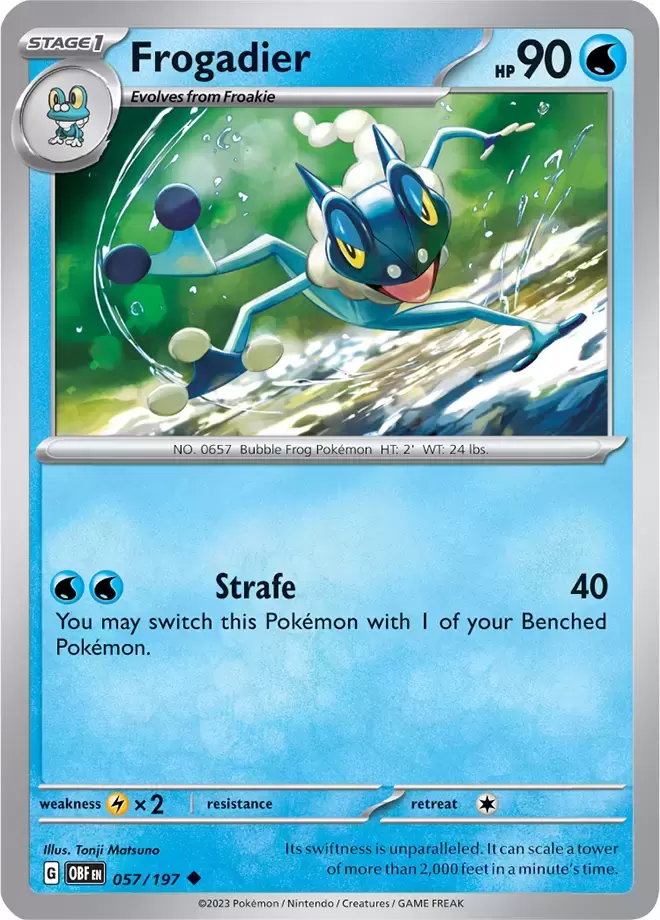 Obsidian Flames - OBF (OBFEN) - Frogadier
