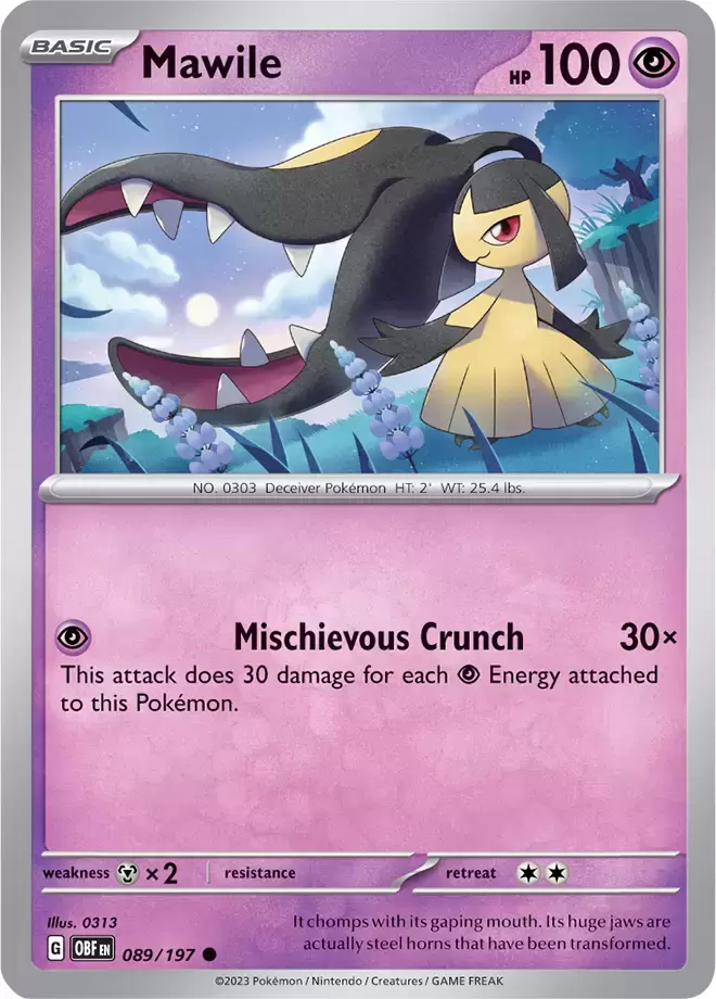Obsidian Flames - OBF (OBFEN) - Mawile