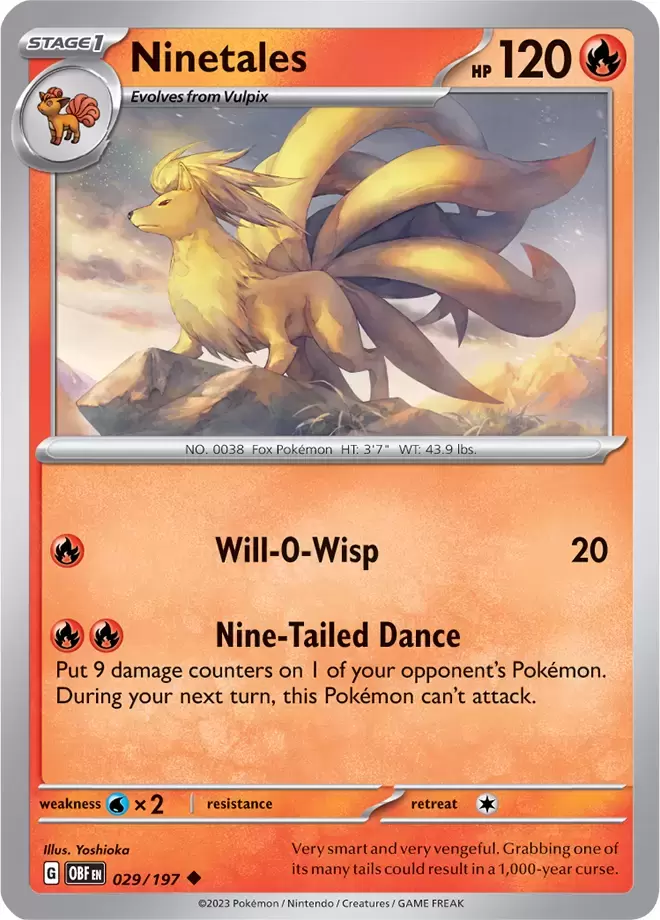 Obsidian Flames - OBF (OBFEN) - Ninetales