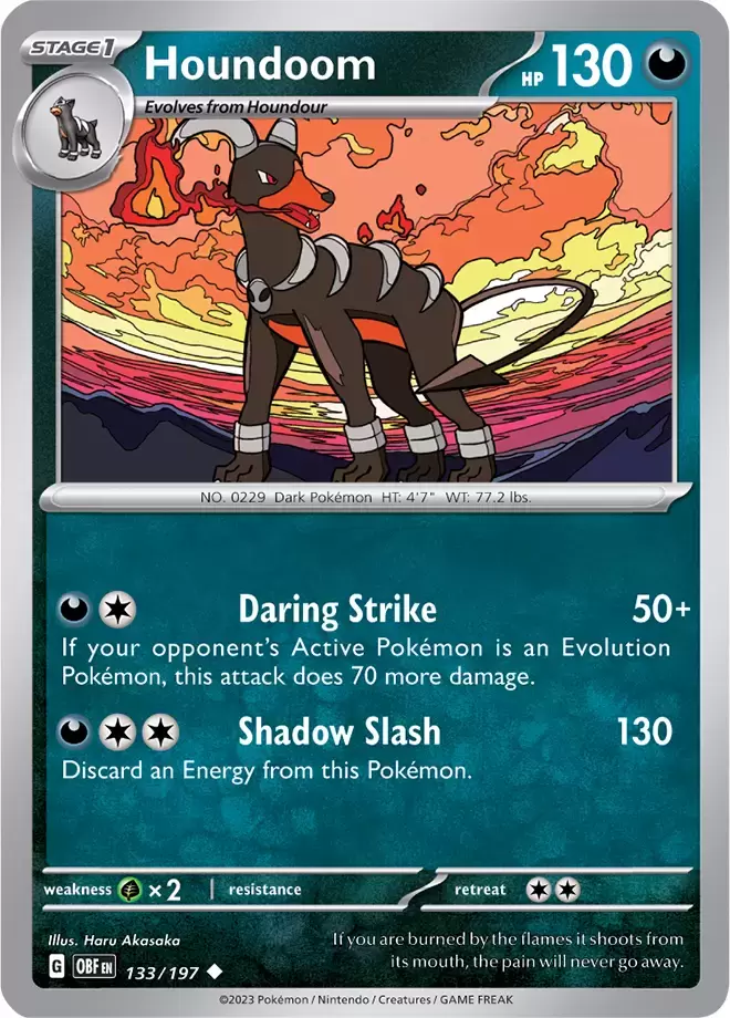 Obsidian Flames - OBF (OBFEN) - Houndoom