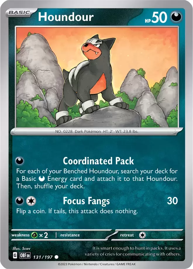 Obsidian Flames - OBF (OBFEN) - Houndour