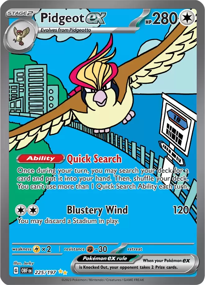Obsidian Flames - OBF (OBFEN) - Pidgeot EX