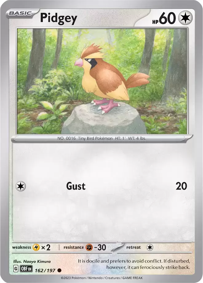 Obsidian Flames - OBF (OBFEN) - Pidgey