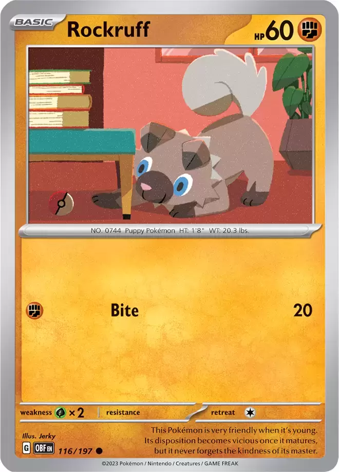 Obsidian Flames - OBF (OBFEN) - Rockruff