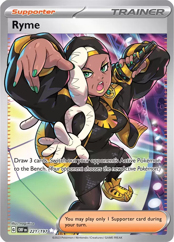 Ryme - Obsidian Flames - OBF (OBFEN) Pokémon card 221/197