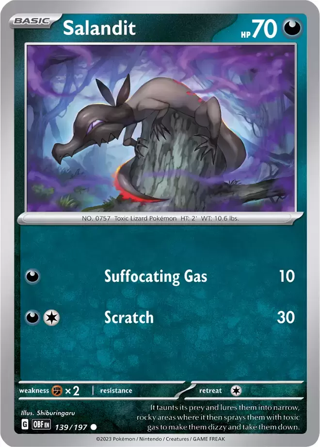 Obsidian Flames - OBF (OBFEN) - Salandit