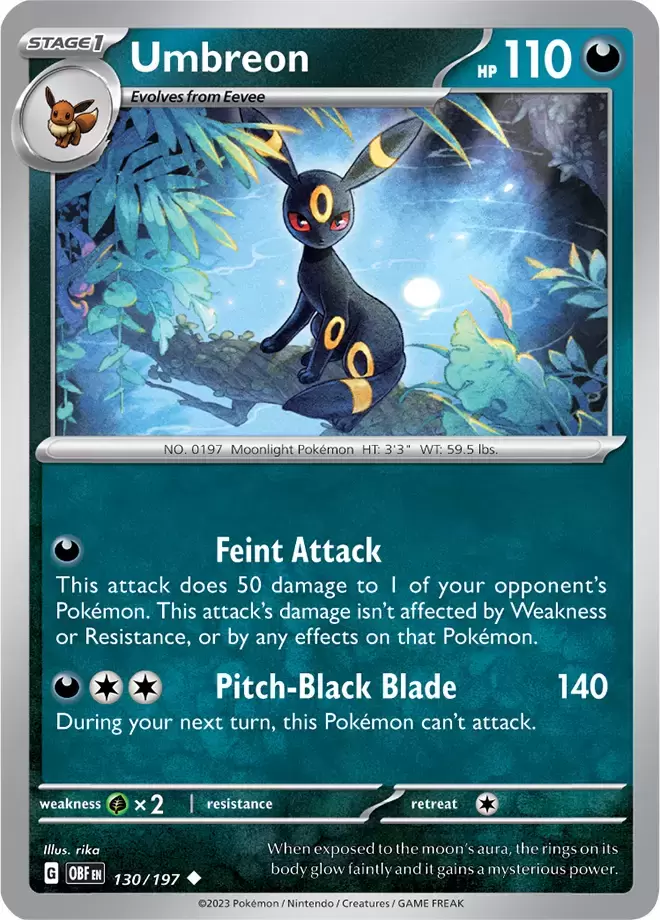 Obsidian Flames - OBF (OBFEN) - Umbreon