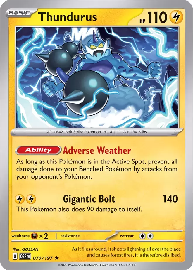 Obsidian Flames - OBF (OBFEN) - Thundurus