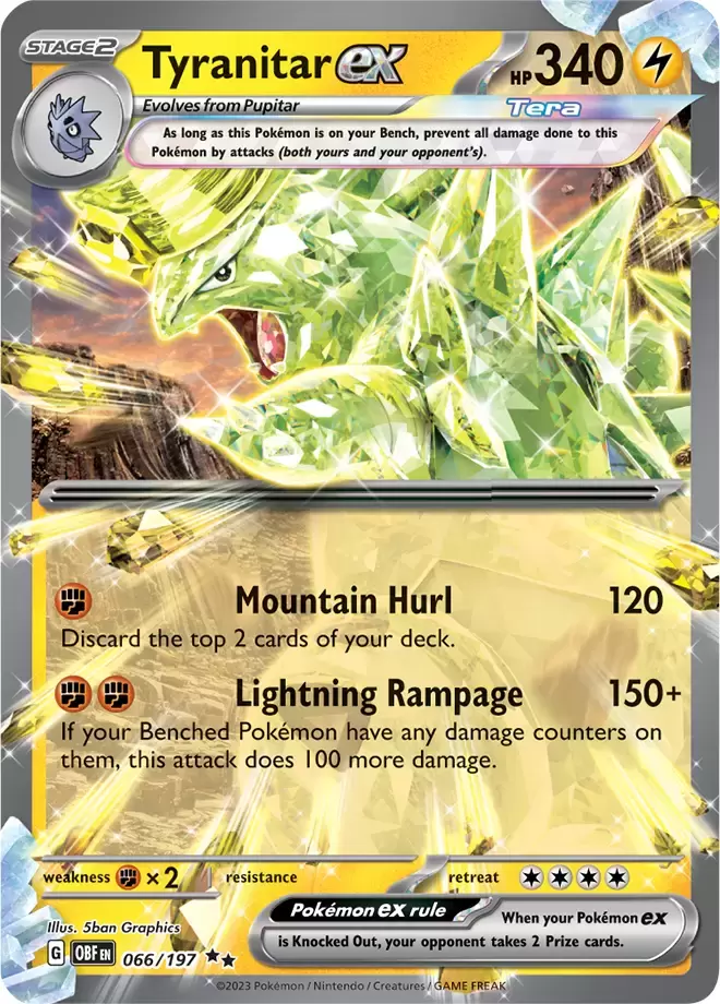 Obsidian Flames - OBF (OBFEN) - Tyranitar EX