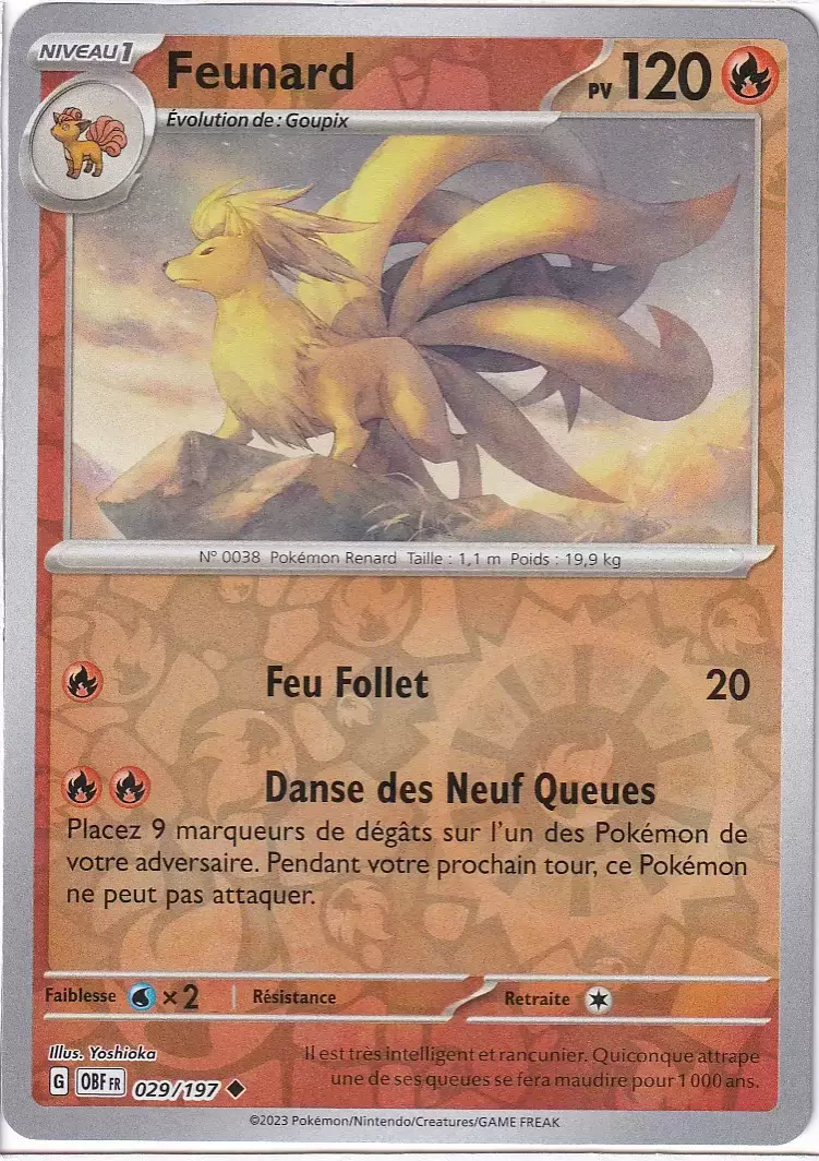 Flammes Obsidiennes - OBFFR - Feunard Reverse