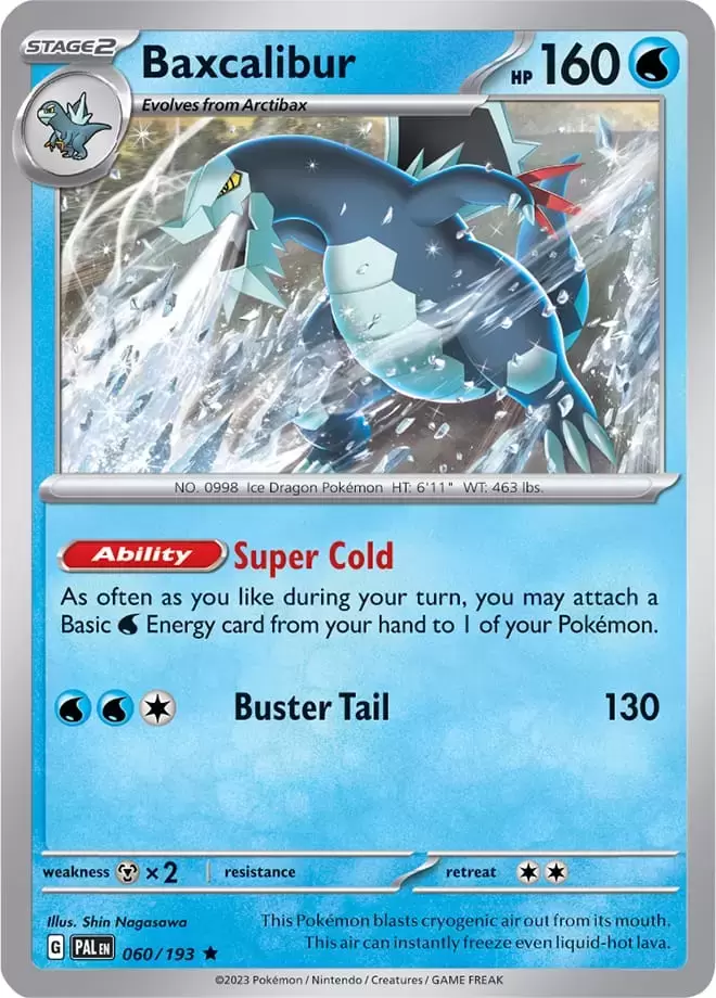 Paldea Evolved - PALEN - Baxcalibur Reverse