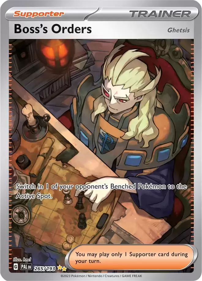 Paldea Evolved - PALEN - Boss\'s Orders Ghetsis