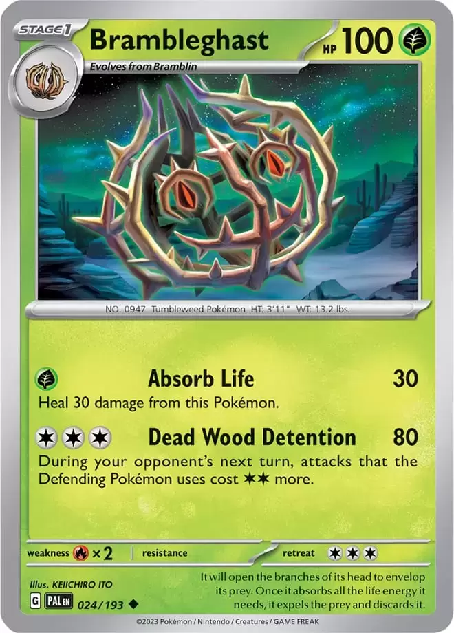 Paldea Evolved - PALEN - Brambleghast