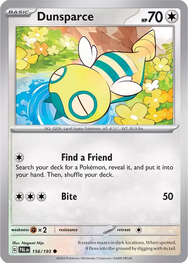 Paldea Evolved - PALEN - Dunsparce