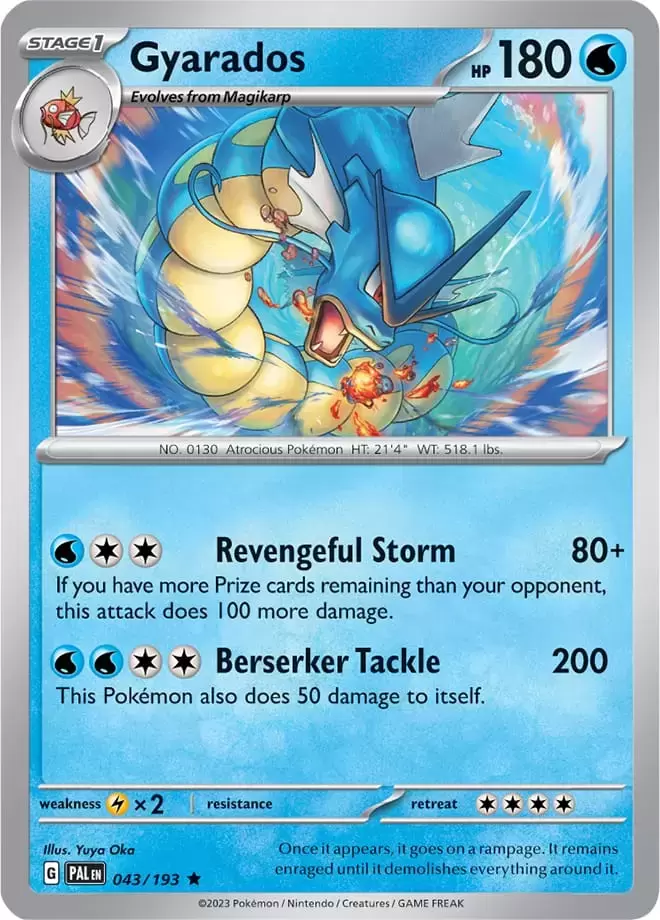 Paldea Evolved - PALEN - Gyarados Holo