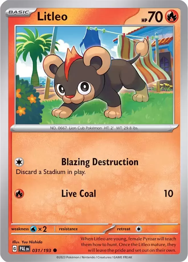 Paldea Evolved - PALEN - Litleo