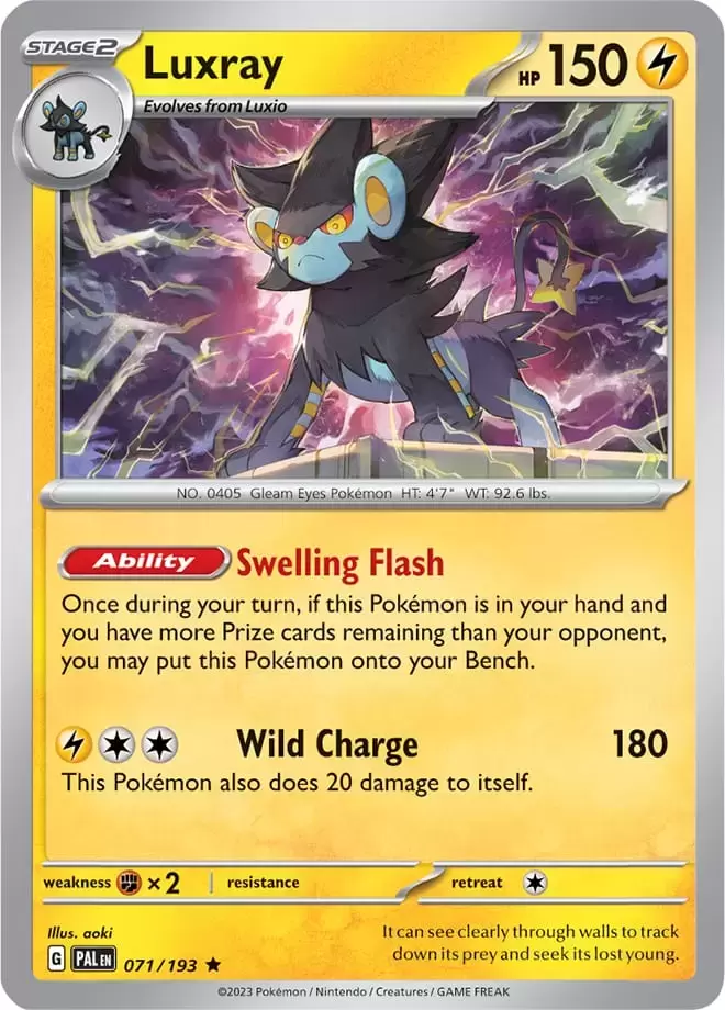 Paldea Evolved - PALEN - Luxray Holo