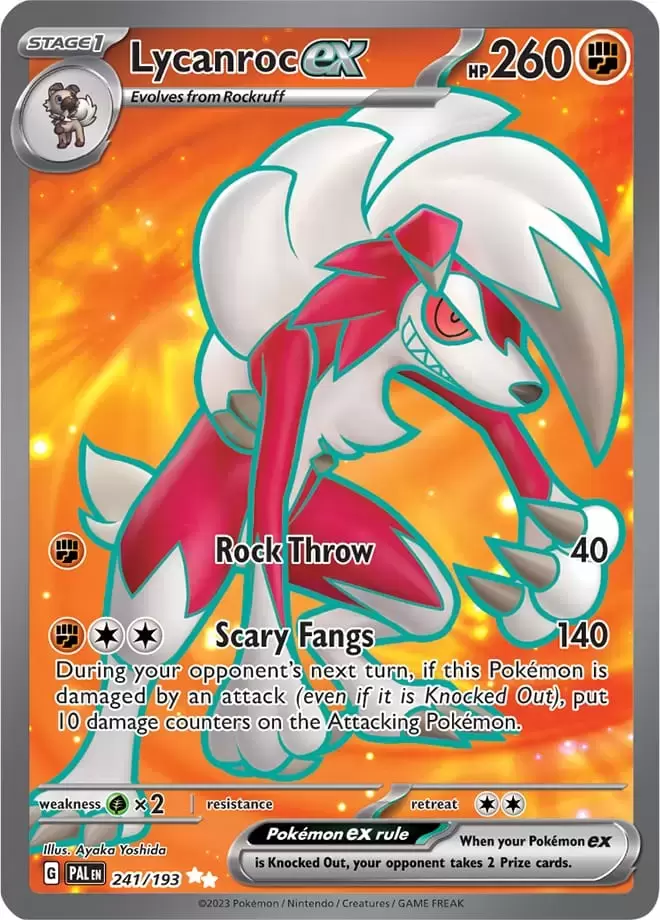 Paldea Evolved - PALEN - Lycanroc EX