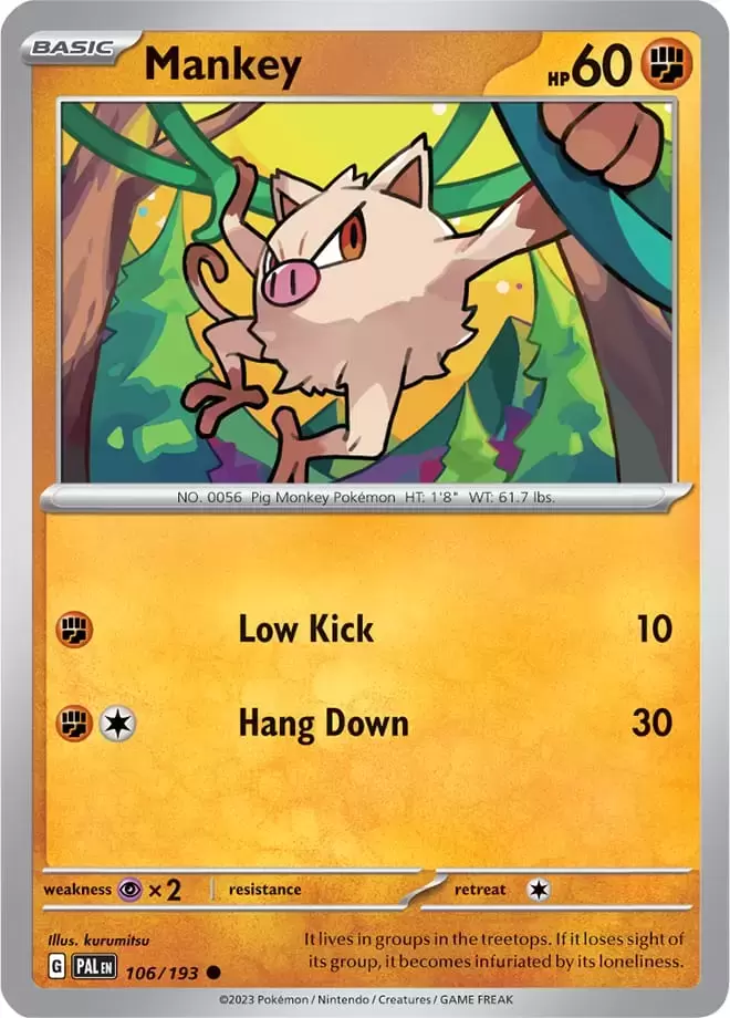 Paldea Evolved - PALEN - Mankey