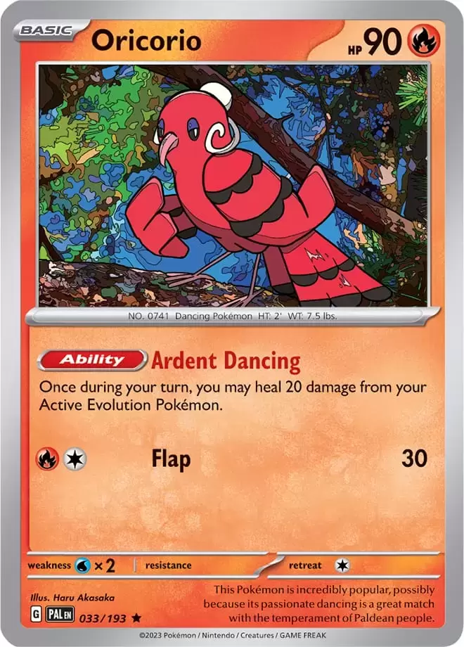 Paldea Evolved - PALEN - Oricorio