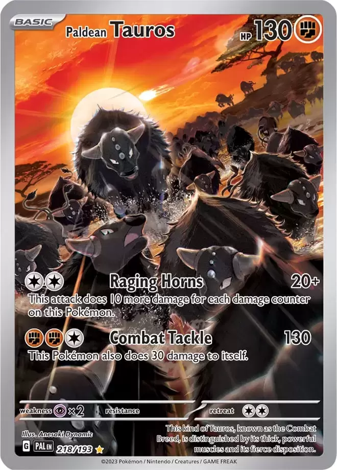 Paldea Evolved - PALEN - Paldean Tauros