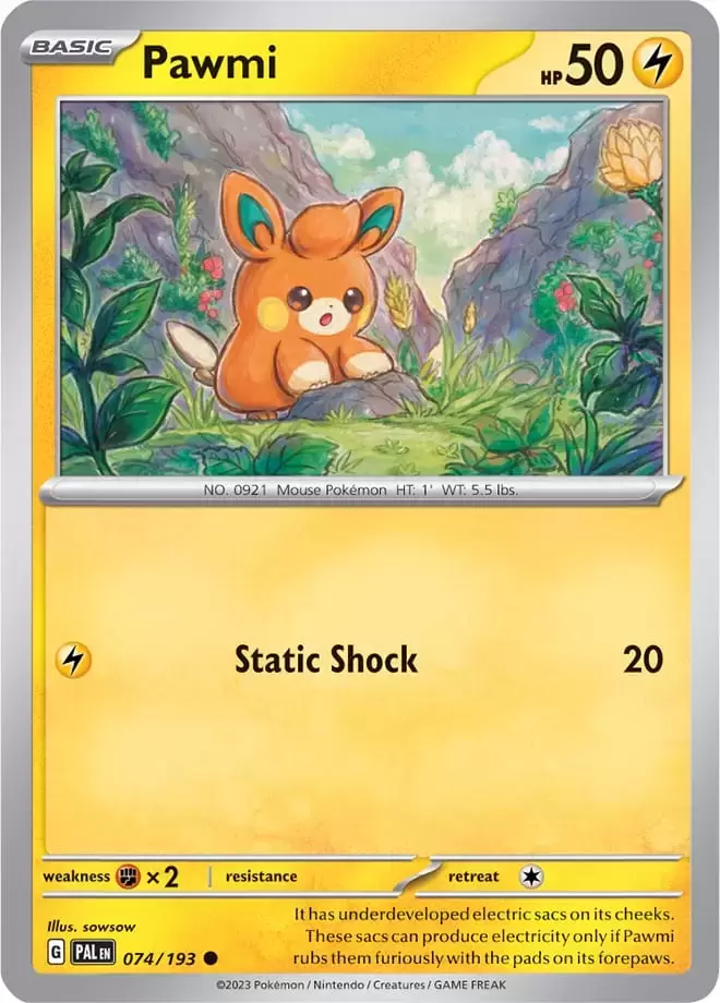 Paldea Evolved - PALEN - Pawmi