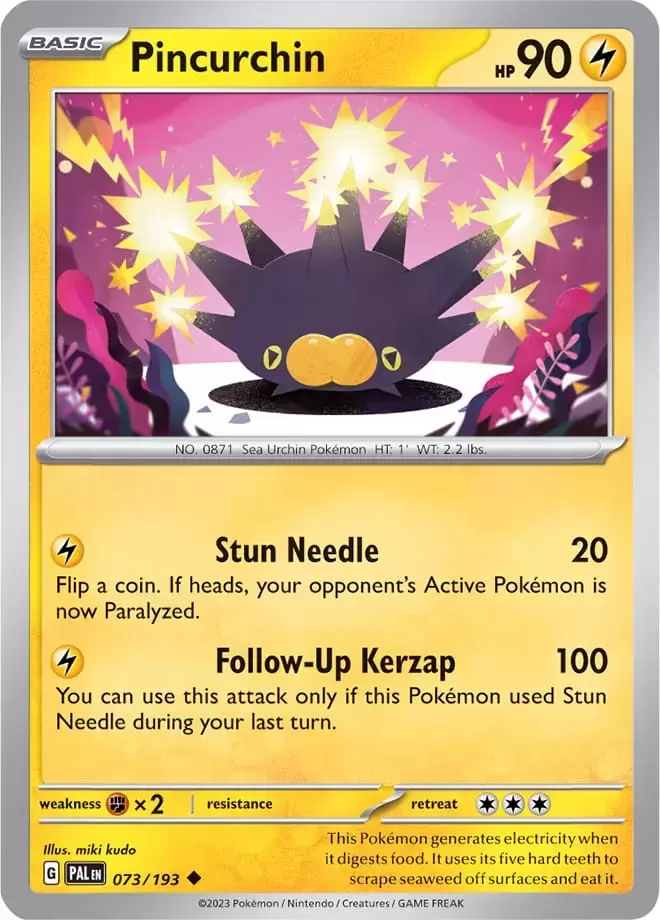 Paldea Evolved - PALEN - Pincurchin