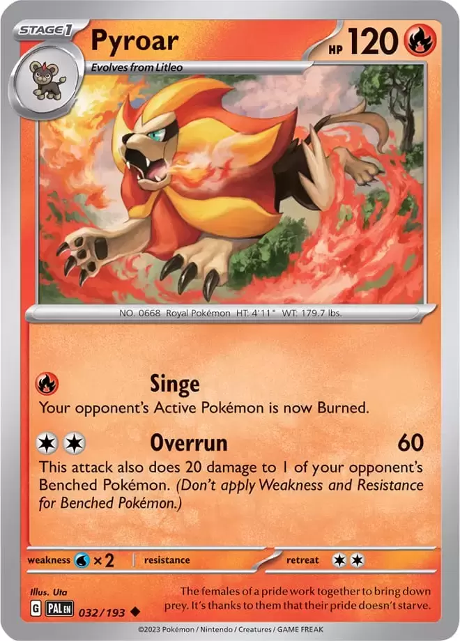 Paldea Evolved - PALEN - Pyroar